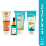 Buy Pilgrim CSMS Routine - Cleanser (100ml) + Serum(10ml) + Moisturizer(80gm) + Sunscreen(50gm) Combo of 4 - Purplle