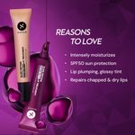 Buy Sugar Glide Peptide SPF50 PA+++ Lip Balm Lip Treatment 01 Coconut Crunch (10 ml) - Purplle