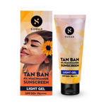 Buy Sugar Cosmetics Tan Ban Sunscreen SPF50 PA++++ Light Gel with 4% Niacinamide & 1% Hyaluronic Acid | Non Greasy & lightweight formula | No White Cast | 50 ml - Purplle