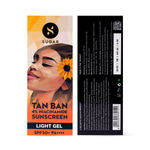 Buy Sugar Cosmetics Tan Ban Sunscreen SPF50 PA++++ Light Gel with 4% Niacinamide & 1% Hyaluronic Acid | Non Greasy & lightweight formula | No White Cast | 50 ml - Purplle