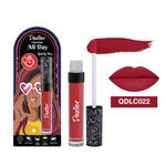 Buy Dazller All Day Lip Colour Quick Dry | Long-Stay | Lightweight | Matte Lipstick for Women | Enriched with Kokum Butter |QDLC022 Rich Velvet | Red | 6 gm - Purplle