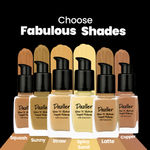 Buy Dazller Glow n Hydrate Liquid Makeup | Lightweight | Buildable Coverage | Creamy Matte | Deep Hydration Formula | Mess-free Airless Pump | Added Sunscreen | Copper | 27 ml - Purplle