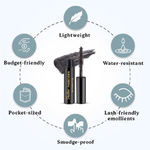 Buy Dazller Mascara | Lightweight | Budget-friendly | Water-resistant | Smudge-proof | Pocket-sized | Enriched with Lash-friendly emollients | Vegan & Cruelty-free | 4.1 gm - Purplle