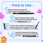 Buy Dazller College Makeup Essentials 4 - Eyes on Point | Kajal | Mascara | Eyeliner | Eyebrow | Water-Resistant | Smudge-proof | Starter Makeup Kit for Women | 7.45 gm - Purplle