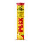 Buy PLIX Apple Cider Vinegar Effervescent Tablet with mother | Supports Metabolism & Appetite Control I With 500mg ACV, Vit B6 & B12 I No Maltodextrin, No Added Sugar I Pack of 1 (15 tablets) - Purplle