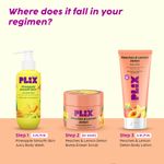 Buy PLIX Peaches & Lemon Detan Bump Eraser Scrub (200 gm) | Removes Tan & Restores Skin’s Moisture, Reduces Dark Spots, Uneven Skin Tone, & Reveals Softer Smoother Skin - Purplle