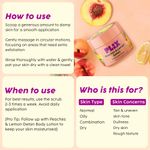 Buy PLIX Peaches & Lemon Detan Bump Eraser Scrub (200 gm) | Removes Tan & Restores Skin’s Moisture, Reduces Dark Spots, Uneven Skin Tone, & Reveals Softer Smoother Skin - Purplle
