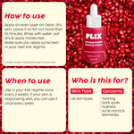 Buy PLIX 25% AHA+ 2% BHA + 5% PHA Pomegranate Peeling Potion For Glowing & Even Toned Skin, Gentle Exfoliation & At-Home Facial | For Women & Men | 30 ml (pack of 1) - Purplle
