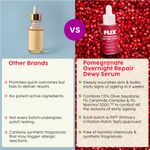 Buy PLIX Pomegranate Overnight Repair Dewy Serum (30 ml) for Ageless Younger Skin | Reduce Fine Lines & Wrinkles | Collagen Boosting, Hydrating Serum for Women & Men | Anti-ageing - Purplle