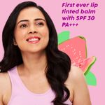Buy PLIX Guava Glowy Lip Tinted Balm for Smooth, Soft Lips | Shea Butter & Vitamin E for Buttery Soft Lips | For Glossy, Pink Lips | With SPF 30 PA+++ For Sun Protection |10 gm - Purplle