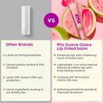 Buy PLIX Guava Glowy Lip Tinted Balm for Smooth, Soft Lips | Shea Butter & Vitamin E for Buttery Soft Lips | For Glossy, Pink Lips | With SPF 30 PA+++ For Sun Protection |10 gm - Purplle