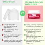 Buy PLIX Pomegranate 1.20% Retinol & 1% Bakuchi Oil Anti Ageing Night Cream | Reduces Fine Line & Wrinkles | For Men & Women | 50 gm - Purplle