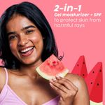 Buy PLIX Watermelon Protect & Hydrate 2 in 1 formula Moisturizer + Sunscreen | Lightweight Hydration | With SPF PA 50 ++++ | UVA & UVB protection | No White Cast | 50 gm - Purplle
