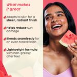 Buy PLIX Watermelon Tint Twist Color-Adapting Sunscreen | For light coverage & instant glow | SPF 50 PA++++ | Pentavitin®, Suncat DE™ | Sun Damage & Tan Repair | low to medium coverage | Light Golden Glow 50 gm - Purplle