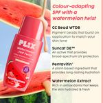 Buy PLIX Watermelon Tint Twist Color-Adapting Sunscreen | For light coverage & instant glow | SPF 50 PA++++ | Pentavitin®, Suncat DE™ | Sun Damage & Tan Repair | low to medium coverage | Light Golden Glow 50 gm - Purplle