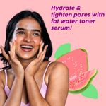 Buy PLIX Guava & Roses Glow Fat Water Toner Serum | 2-in-1 Toner serum | Fades Blemishes, Tightens & Cleanses Pores | Soothes Redness & Irritated Skin | 150 ml - Purplle