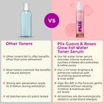 Buy PLIX Guava & Roses Glow Fat Water Toner Serum | 2-in-1 Toner serum | Fades Blemishes, Tightens & Cleanses Pores | Soothes Redness & Irritated Skin | 150 ml - Purplle