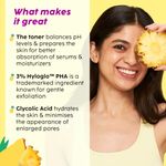 Buy PLIX Pineapple PHA 3% Alcohol Free Face Toner (150 ml) | Pore Tightening & Mild Exfoliation for Oily, Acne Prone, Sensitive & Normal Skin | Hydrating Face Toner for Glowing Skin - Purplle