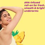 Buy PLIX Pineapple Odour Control Underarm Roll-On (50 ml) With 5% Lactic Acid & 1% Mandelic Acid, Prevents Body Smell, Brightens Skin & Exfoliates Underarm, Alcohol Free - Lotion - Purplle