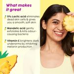 Buy PLIX Pineapple Odour Control Underarm Roll-On (50 ml) With 5% Lactic Acid & 1% Mandelic Acid, Prevents Body Smell, Brightens Skin & Exfoliates Underarm, Alcohol Free - Lotion - Purplle