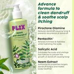 Buy PLIX Neem Anti-Dandruff Advanced Shampoo | Piractone Olamine & Pentavitin Paraben & Sulphate Free | For Men & Women | 200 ml - Purplle