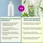 Buy PLIX Neem Anti-Dandruff Advanced Shampoo | Piractone Olamine & Pentavitin Paraben & Sulphate Free | For Men & Women | 200 ml - Purplle
