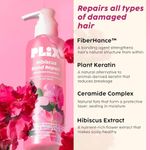 Buy PLIX Hibiscus Bond Repair Advanced Shampoo For Damaged, Frizzy Hair - 200 ml | Repair Hair Molecular Structure | Fiberhance & Hibiscus Extract | Men & Women - Purplle