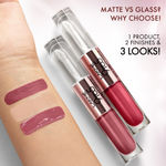 Buy Lakme 9 to 5 Matte to Glass Liquid Lip - Cocoa, 7.6 ml - Purplle