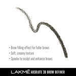 Buy Lakme Unreal 3D Brow Definer, gmraphite, 1.19 gm - Purplle