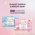 Buy LUX International Bouncy & Bright Bathing Soap with Glutathione & Glycerin, 4 x 130 gm, for Soft Skin - Purplle