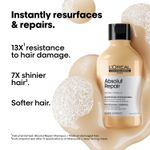 Buy L'Oreal Professionnel Absolut Repair Shampoo For Dry and Damaged Hair 300 ml With Protein & Omega-9 - Purplle