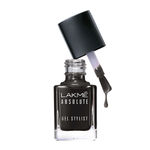 Buy Lakme Absolute Gel Stylist Nail Color, Carbon (12 ml) - Purplle