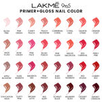 Buy Lakme 9To5 OVERTIME SHINE Nail Colour, Peach Blossom (6 ml) - Purplle