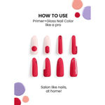Buy Lakme 9 To 5 Overtime shine Nail Color - Blush Punch (6 ml) - Purplle