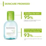 Buy Bioderma Sebium H2o Micellar Water, Cleanser And Make Up Remover (100 ml) - Purplle