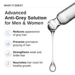 Buy Bare Anatomy Advanced Anti-Grey Serum | Reduces Hair Greying | Silverfree Peptide + Biotin + Rosemary | Fast Absorbing, Odorless, Non-Sticky | Clinically proven formula For Men & Women | 50 ml - Purplle