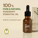 Buy Bare Anatomy 100% Pure & Natural Rosemary Essential Oil for Hair Growth & Thickness | Helps with Dandruff, Hair fall, Dry & Dull Skin | AYUSH Certified | Suitable for Men & Women | 15 ml - Purplle