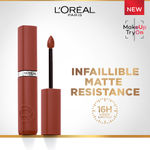 Buy L’Oreal Paris Infallible Matte Resistance Liquid Lipstick, Lazy Sunday 150, 5 ml - Purplle