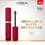 Buy L’Oreal Paris Infallible Matte Resistance Liquid Lipstick, Le Rouge Paris 420, 5 ml - Purplle