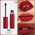 Buy L’Oreal Paris Infallible Matte Resistance Liquid Lipstick, Le Rouge Paris 420, 5 ml - Purplle