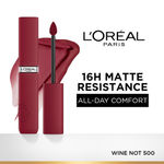 Buy L’Oreal Paris Infallible Matte Resistance Liquid Lipstick, Wine Not 500, 5 ml - Purplle