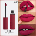 Buy L’Oreal Paris Infallible Matte Resistance Liquid Lipstick, Wine Not 500, 5 ml - Purplle