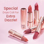 Buy Swiss Beauty More Than Glitter Lipstick- One Swipe Smooth Glide - Glitter Rose - 3 gm - Purplle