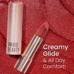Buy Swiss Beauty More Than Glitter Lipstick- One Swipe Smooth Glide - Glitter Rose - 3 gm - Purplle