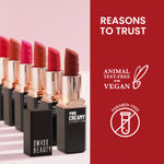 Buy Swiss Beauty Pure Creamy Lipstick | Smooth Glide | Matte Finish | Rich Colour | With Vitamin E & Tea Tree Oil | Hydrating | Dusty Rose - 4 gm - Purplle