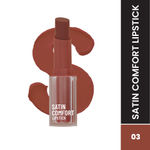 Buy Swiss Beauty Satin Comfort Lipstick - Roasted Brown - 3 gm - Purplle