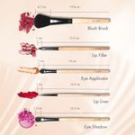 Buy Allure Classic Ack-05 Pack Of 5 Makeup Brush - Purplle