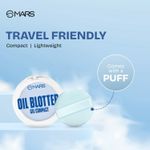 Buy MARS Oil Blotter Gel Compact for Poreless Effect (5 gm) with Applicator | Oil Control | Mattifying Formula | Long-Lasting | Shine Free Matte Finish | Flawless Skin - Purplle