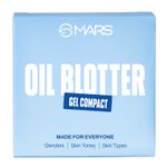 Buy MARS Oil Blotter Gel Compact for Poreless Effect (5 gm) with Applicator | Oil Control | Mattifying Formula | Long-Lasting | Shine Free Matte Finish | Flawless Skin - Purplle