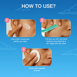 Buy Good Vibes Glow Wand Facial Razor Pack of 4 for Women | Instant & Painless Hair Removal | Shaving for Upper Lip, Chin, Sideburns & Eyebrows | Smooth, Hair-Free Skin | Dermaplaning & Exfoliation | Gentle & Slip-Proof | Suitable for Sensitive Skin - Purplle